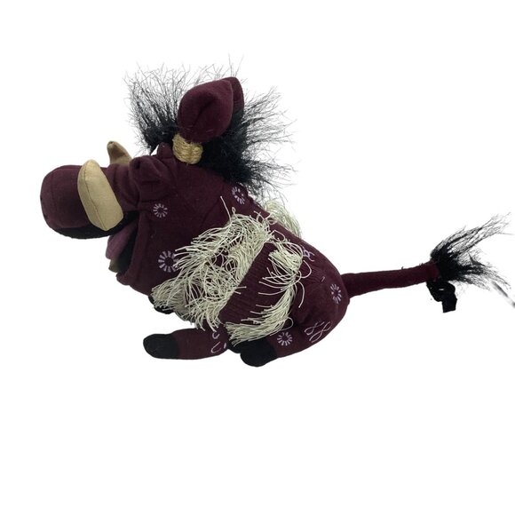Disney Broadway Musical The Lion King PUMBAA Plush Stuffed Animal Toy 6" - Picture 3 of 9